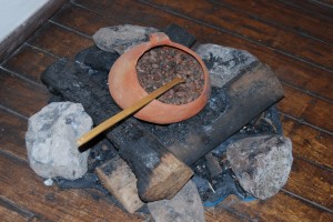 Roasting Cacao, ChocoMuseo, Cuzco