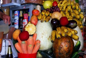 Fruit on Display for Juice