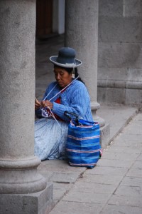 The Woman Knitting Life