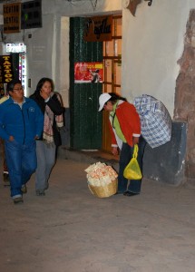 Selling Popcorn on the Street. 