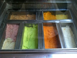 Selection of Ice Cream at Nevada