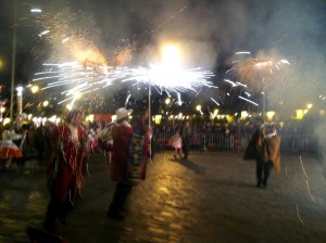 Fireworks in Cruz Velakuy