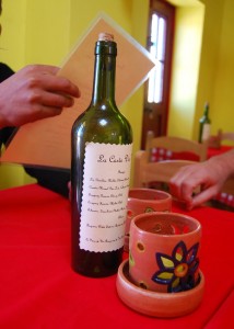 Wine List, La Caverne del Oriente