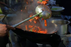 Chinese-Style Cooking with Wok (http://en.wikipedia.org/ wiki/Wok)