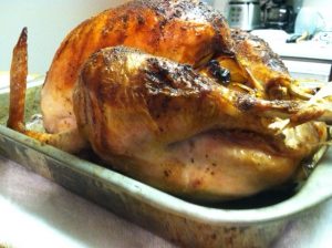 Stuffed Turkey Fresh from the Oven