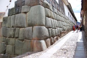 Wall of the Archbishop's Palace in Cuzco