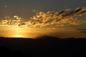 Sunrise over Cuzco