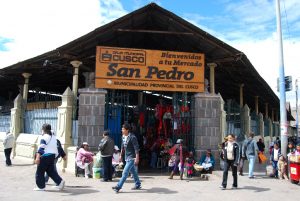 Entrance to San Pedro Market