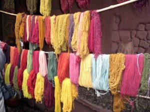 Dyed Yarn Drying