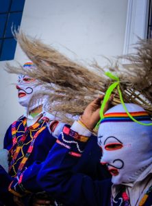 Niwa Headdress in a Cuzco Feast (Photo: Wayra)