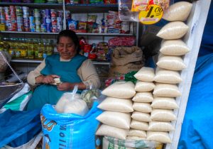 Selling Rice of Kilo Backs (Photo: Wayra)