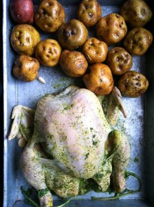 Chicken and Potatoes Ready to Bake (Photo: Walter Coraza Morveli)