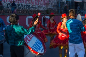 Dancers and Spectators in a Cuzco Public Fiesta (Wayra)