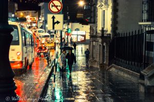 A Rainy Night at Afligidos Street (Walter Coraza Morveli)