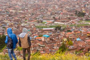 A View of Cuzco City From the Mountain (Walter Coraza Morveli)