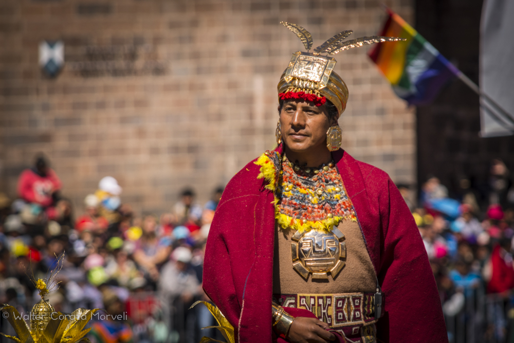 The Inca Giving an Order (Walter Coraza Morveli)