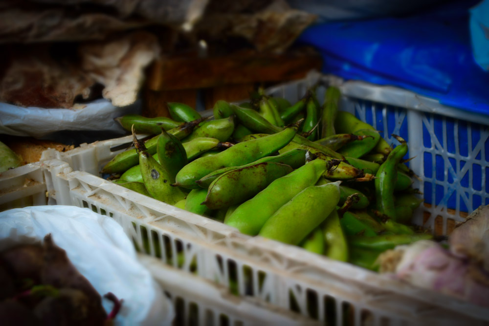 Beans For Sale in a Market 