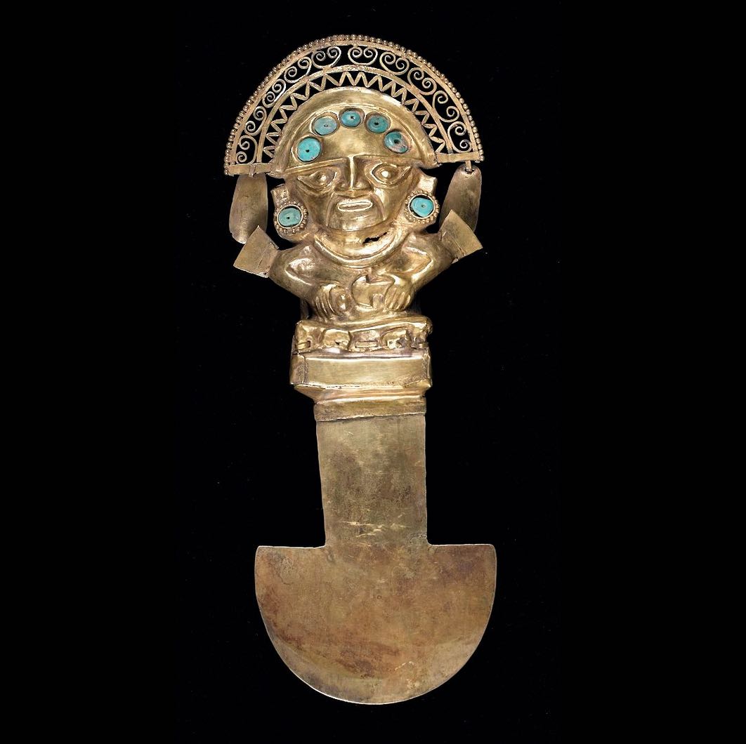 Golden Tumi from the Sican Culture (Sean Pathasema/Birmingham Museum of Art)